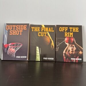 Set of 3 basketball books by Fred Bowen (All Star Sports Series). Like new!